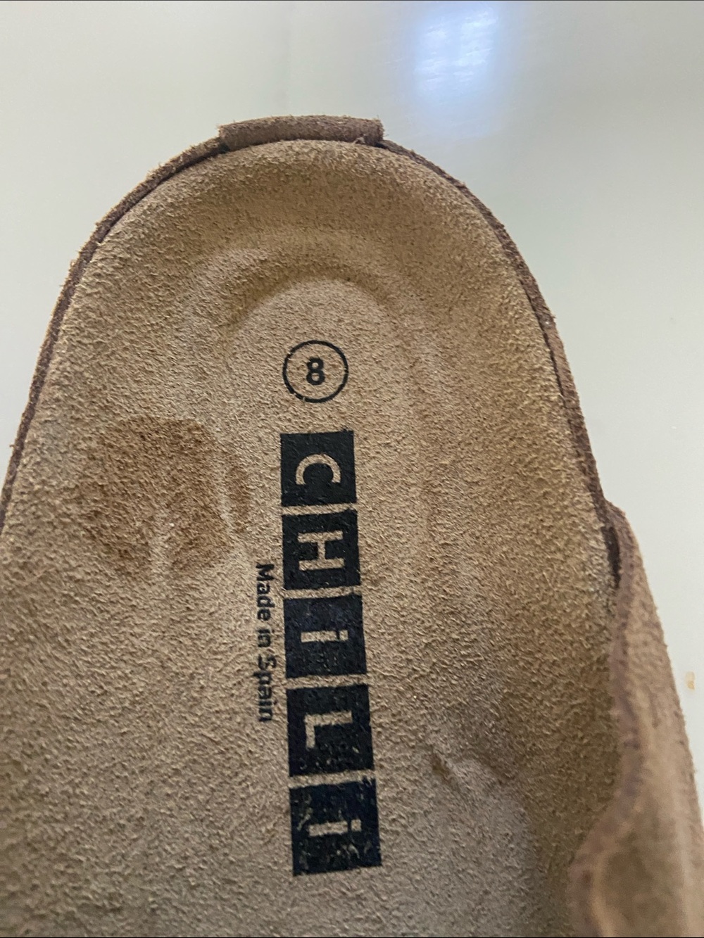 CHIC Suede Mule Clogs in Brown - Picture 13 of 14